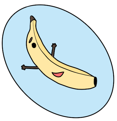 cartoon banana